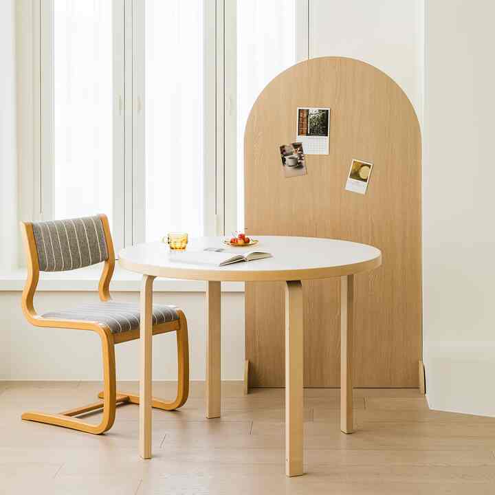 ベル ラウンド パーテーション [オーク]