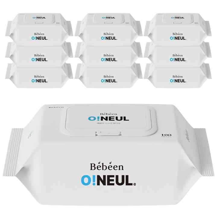 O!NEUL キャップ付き ウェットティッシュ 100枚 10個セット
