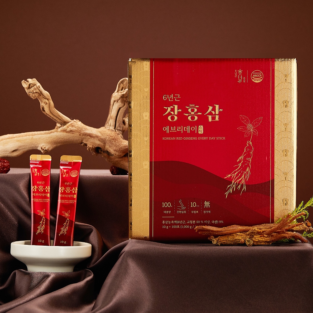 6년근 장홍삼 에브리데이 스틱 100포 홍삼 선물세트 (HACCP 인증) 가격 추이 니몸내몸 6년근 장홍삼 에브리데이 스틱 100포 홍삼 선물세트 (HACCP 인증) - 최저가 36,900원