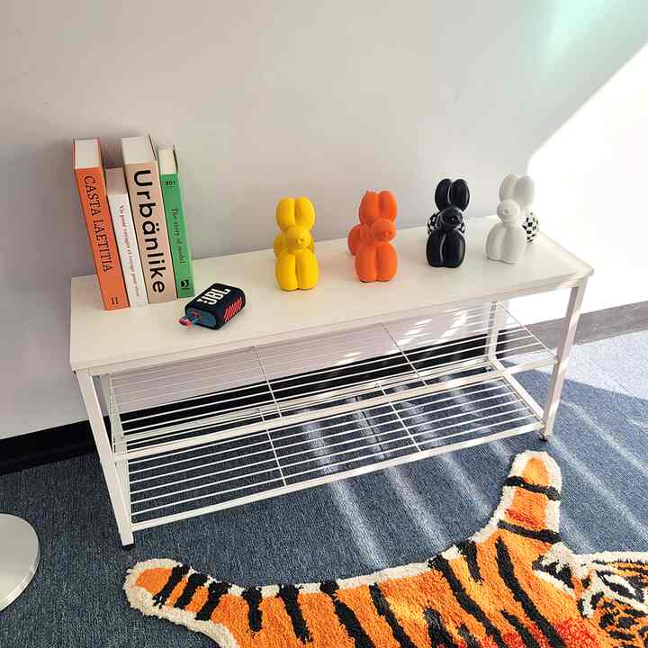 ロータイプ ベンチシューズラック［3色・3サイズ］