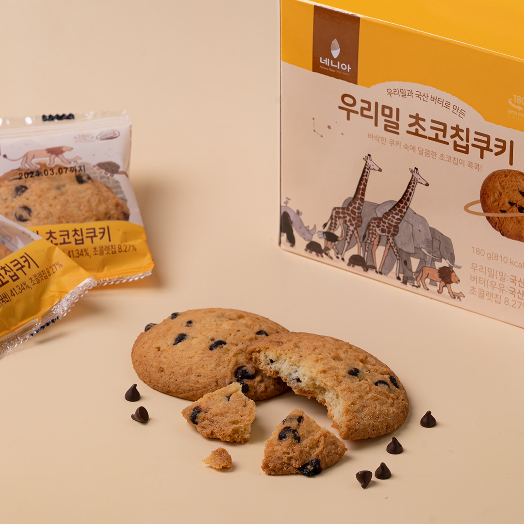 우리밀 초코칩 쿠키 180g 가격 추이 네니아 우리밀 초코칩 쿠키 180g - 최저가 11,000원