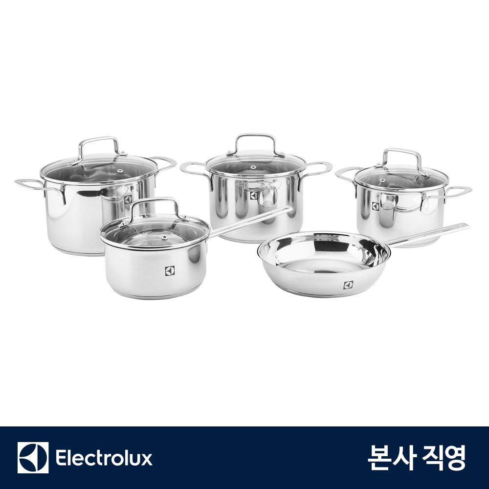 오늘의집 일렉트로룩스 쿡웨어 팬 냄비 5종 세트 EACWSS5P