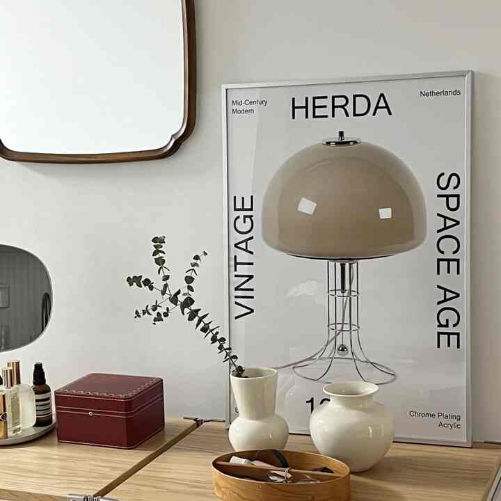 ビンテージ 照明 ポスター HERDA［5サイズ］