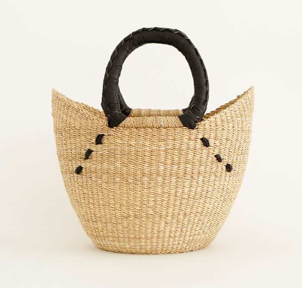 Bolga Y Basket Bag L かごバッグ