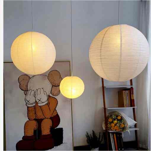 Round Rice Paper Lamp Shades