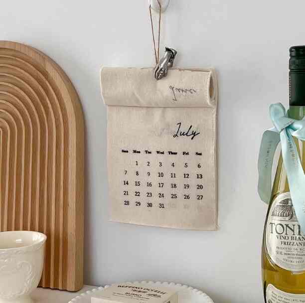 ファブリックカレンダー