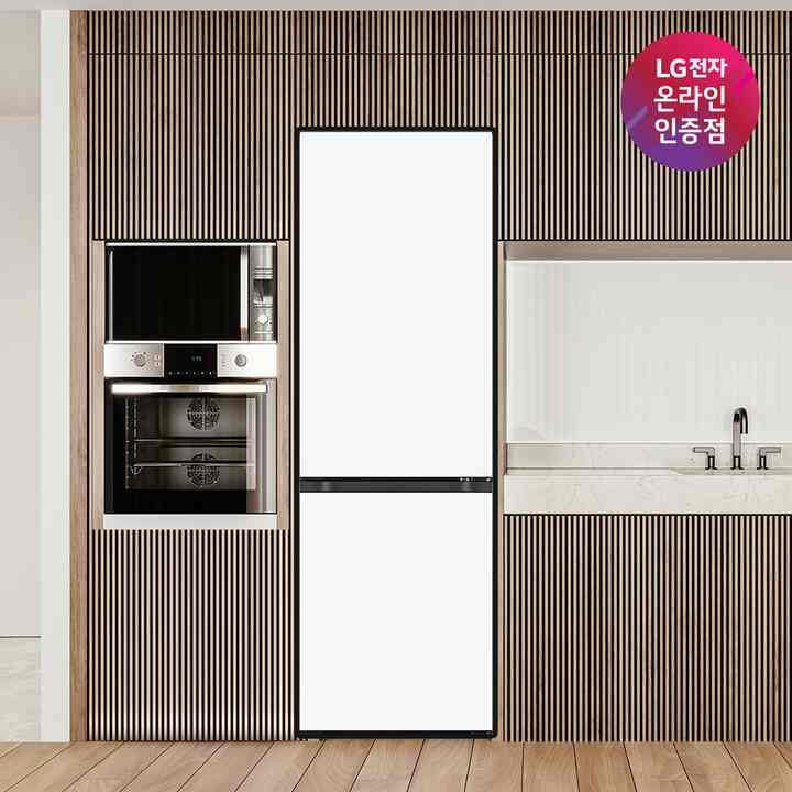 モダンエッジ 上部冷蔵・下部冷凍 Objet Collection Q343MHHF33 344L