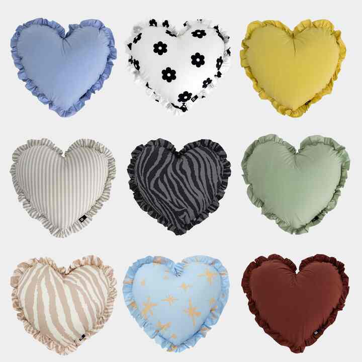 Heart Frill クッションカバー［19色］