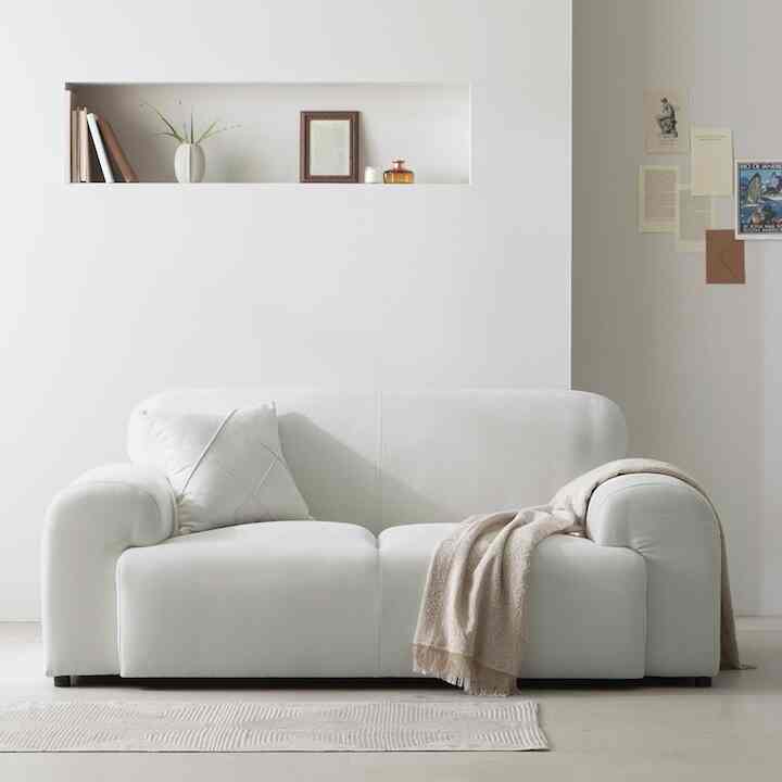 Winnie 2人掛け ファブリックソファ 170cm［2色］