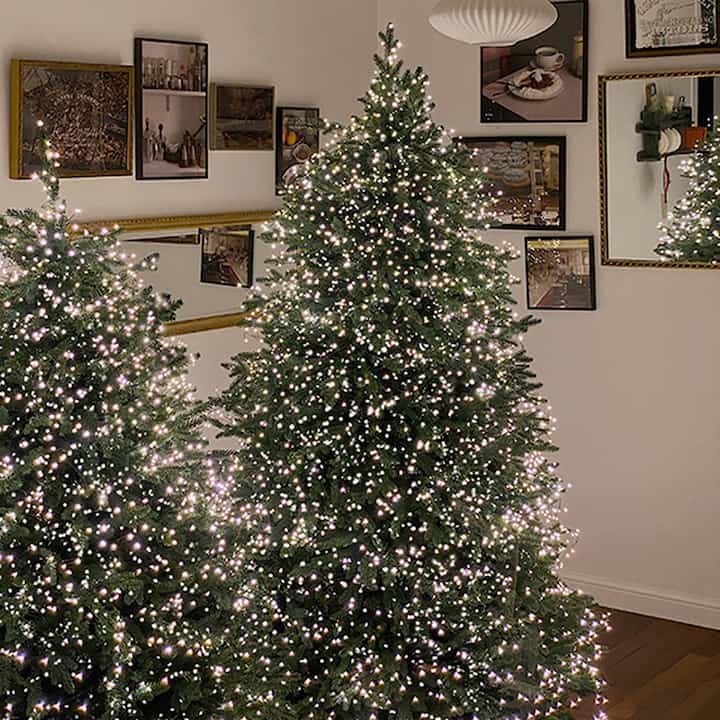 クリスマス ワイヤーチェーンライト 200球［2種］