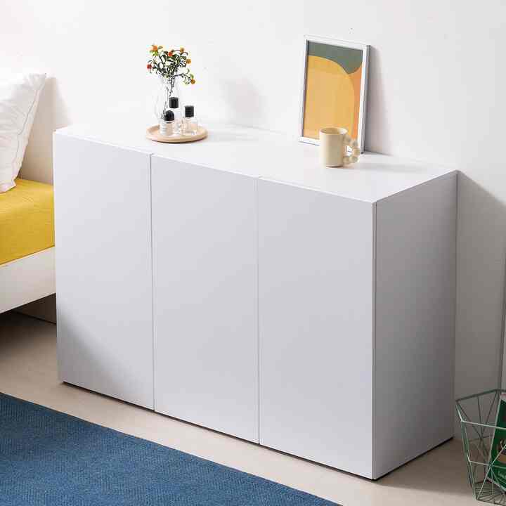 REGINA 3ドア 収納棚 120cm［2色］