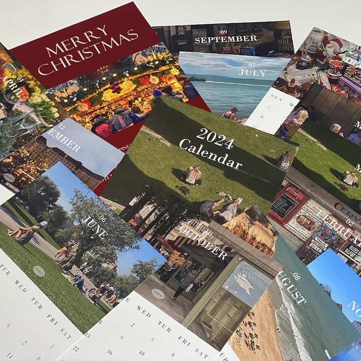 2024 卓上カレンダー ミニ フォト