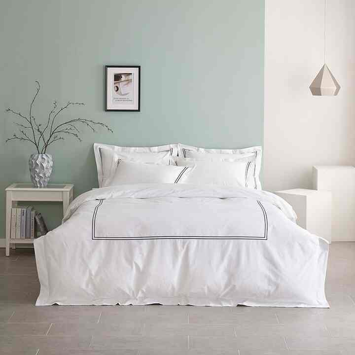 80純 クラシック布団カバーセット［2色・3サイズ］