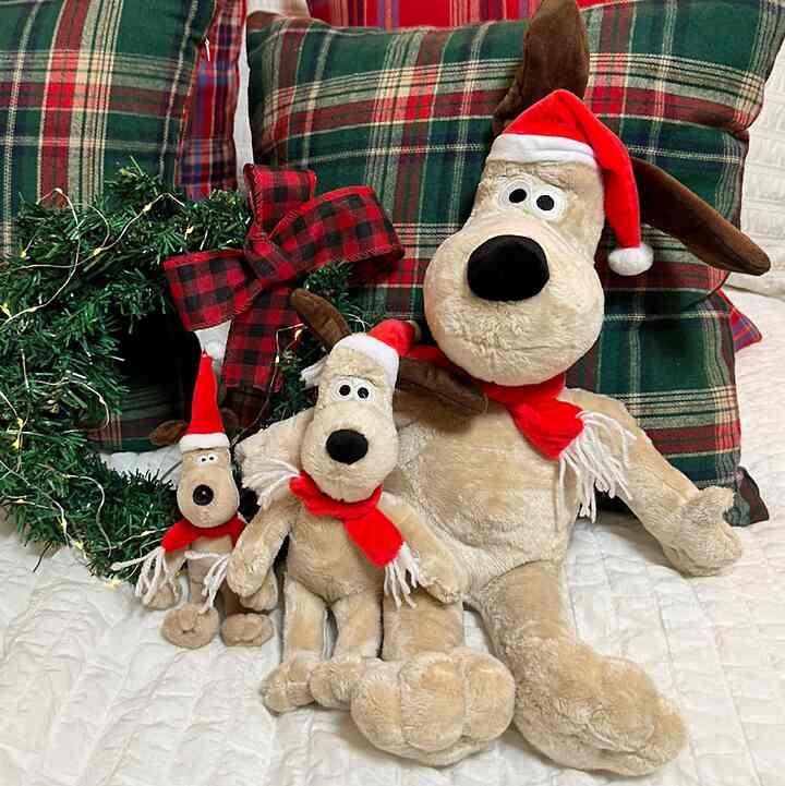 クリスマス グルミット ぬいぐるみ［3サイズ］