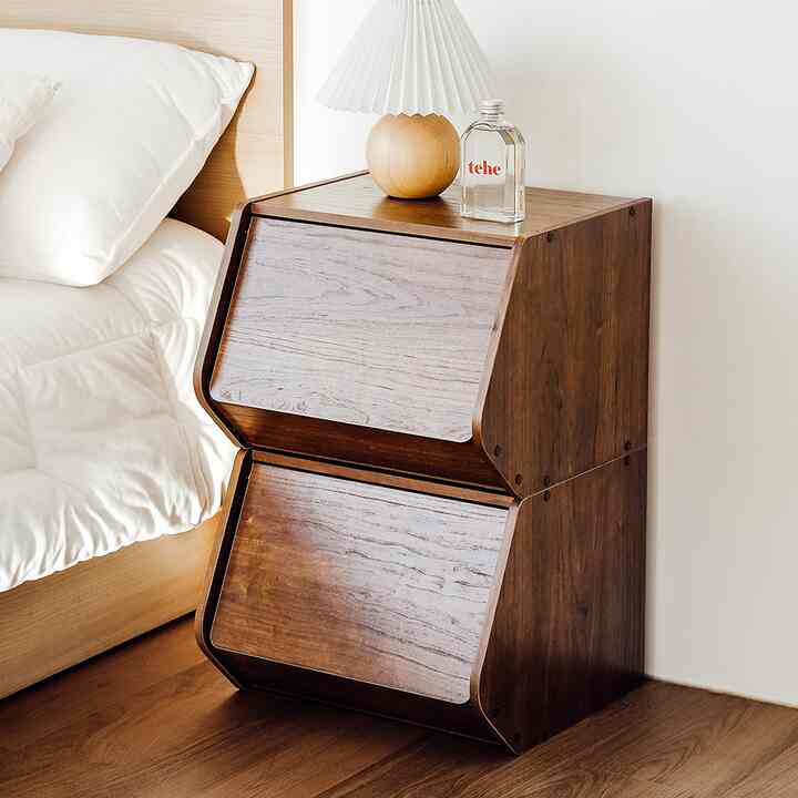 【扉付き】スタックボックス STB-400D［3色］