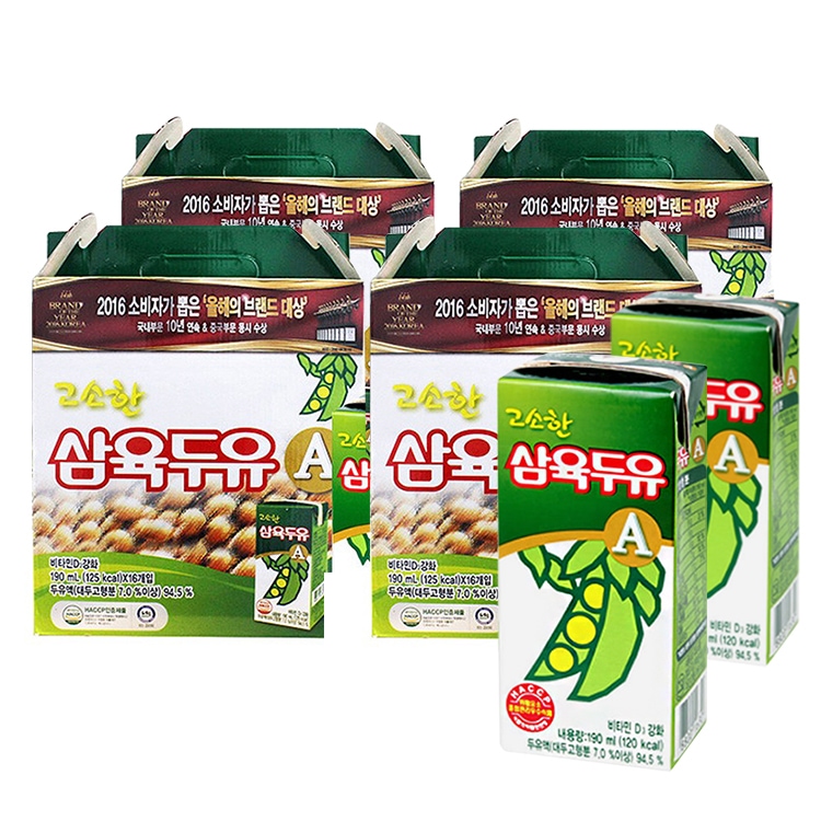 삼육두유 고소한 A 두유 190ml 64팩