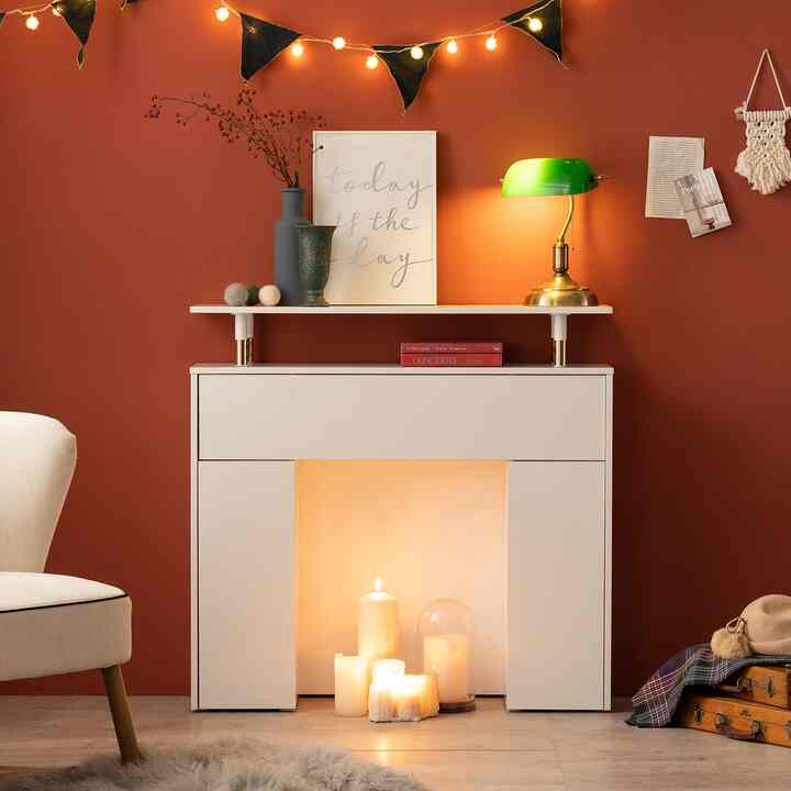 Mystic マントルピース 収納棚 100cm［2色］