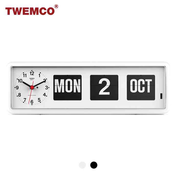 Calendar flip clock grey
