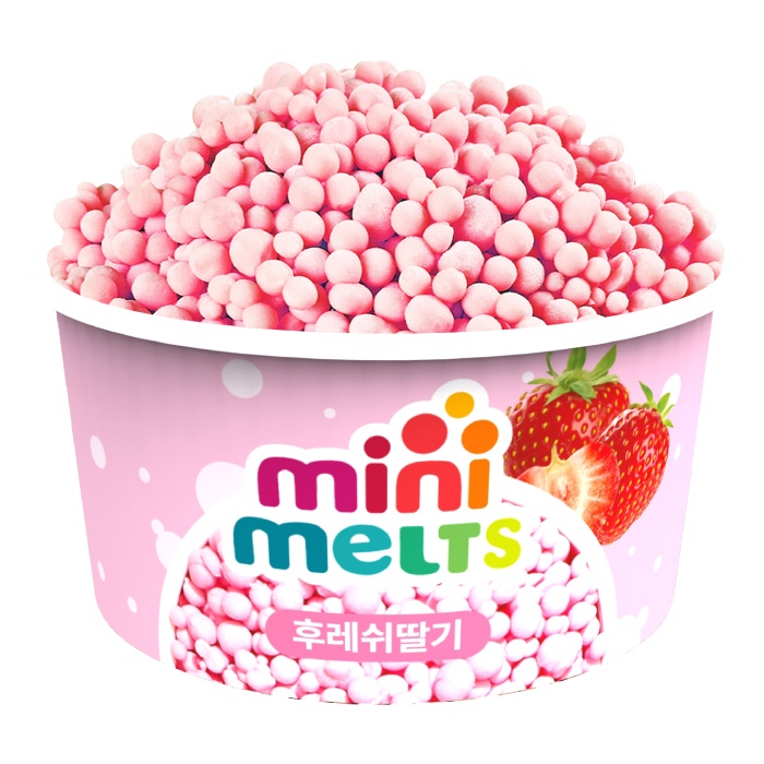 미니멜츠 구슬아이스크림 후레쉬딸기50g*40개