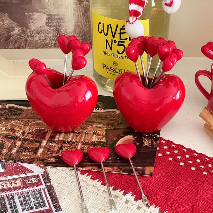 レッドハート デザートフォーク 10個セット