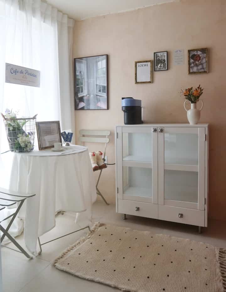 ウッド ホームカフェ 飾り棚［2色］