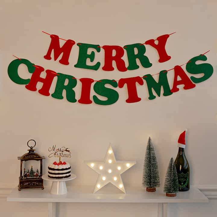 MERRY CHRISTMAS ガーランド