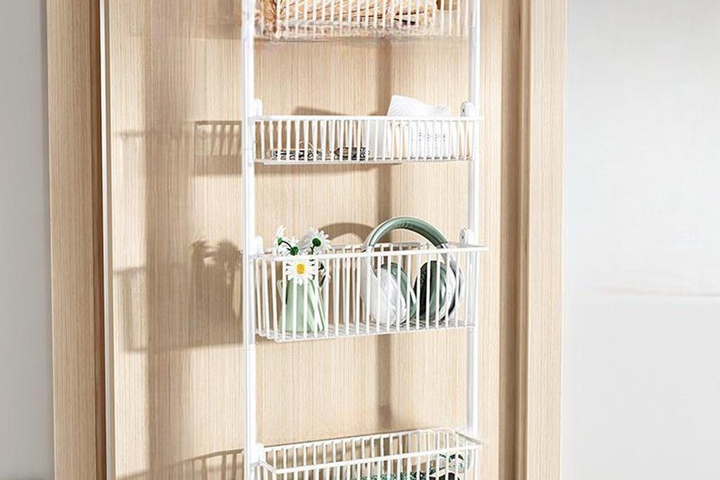 수납 공간창출! 만능 다용도 문걸이선반 4단