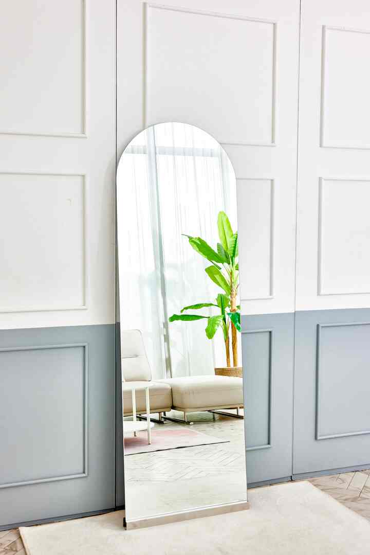 ノンフレーム アーチ型 ミラー［7サイズ］