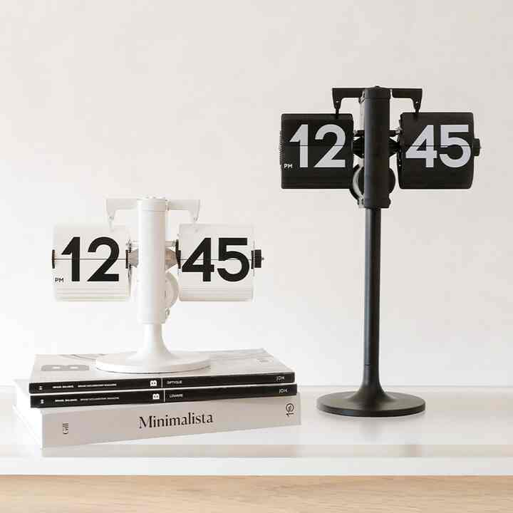 スタンディン 高さ調節 フリ ップ 置き時計