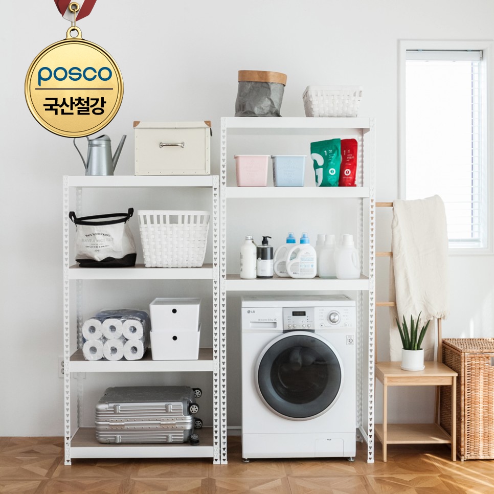 다용도실선반 철제 랙 수납 무볼트 조립 시스템 앵글선반 가격 추이 하트랙 다용도실선반 철제 랙 수납 무볼트 조립 시스템 앵글선반 - 최저가 15,908원