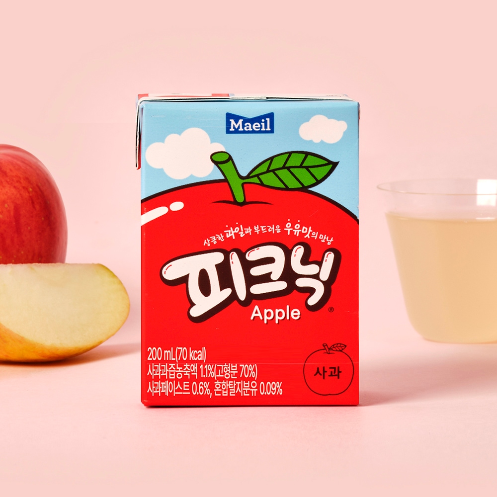매일유업 피크닉 사과 200ml 24팩