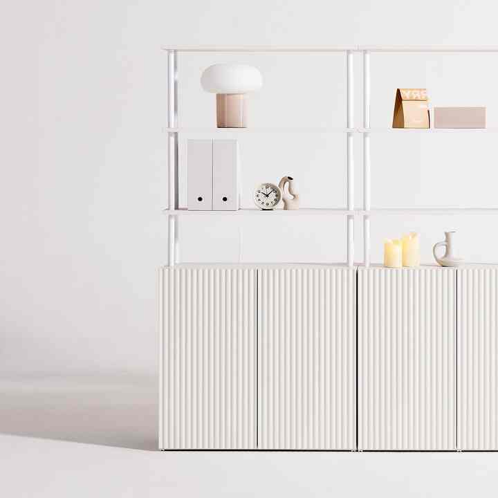 Milly 80cm キャビネット［2色］