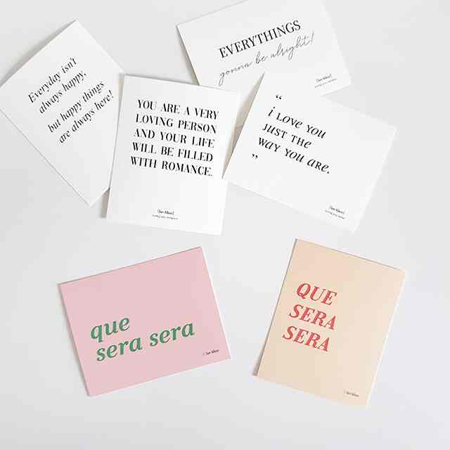 ミニ レタリング ポストカード［12種］