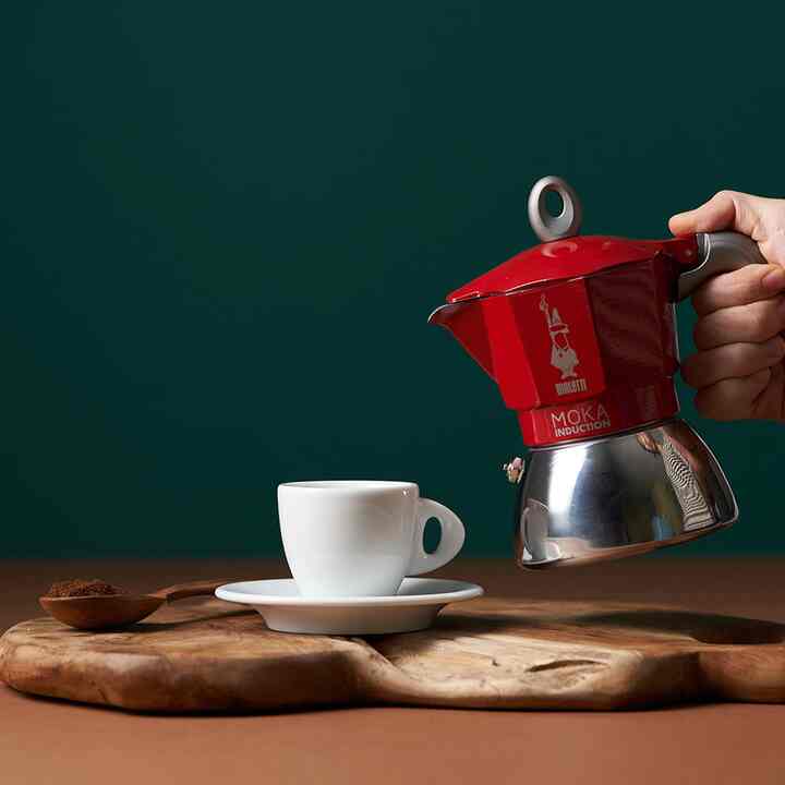 モカインダクション 2カップ用 レッド 6942