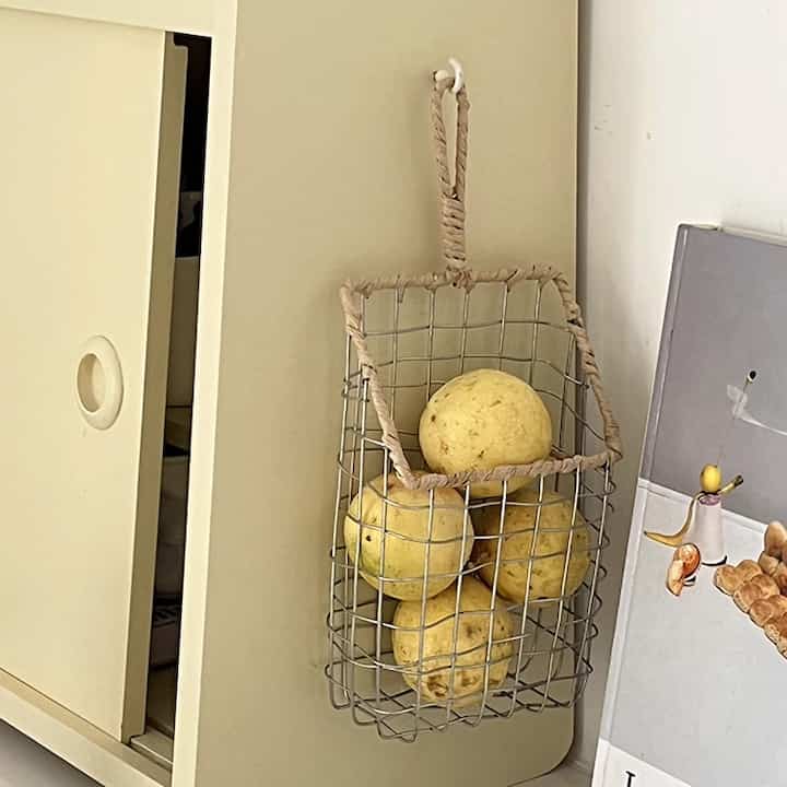 Vintage Wire スチールバスケット（壁掛け）［2サイズ］