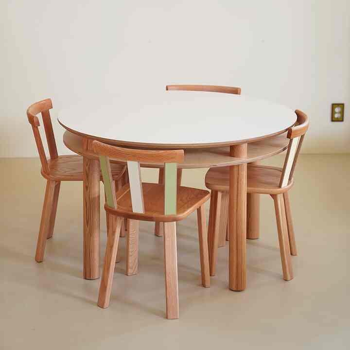 デムリム 円形テーブル［6色・2サイズ］