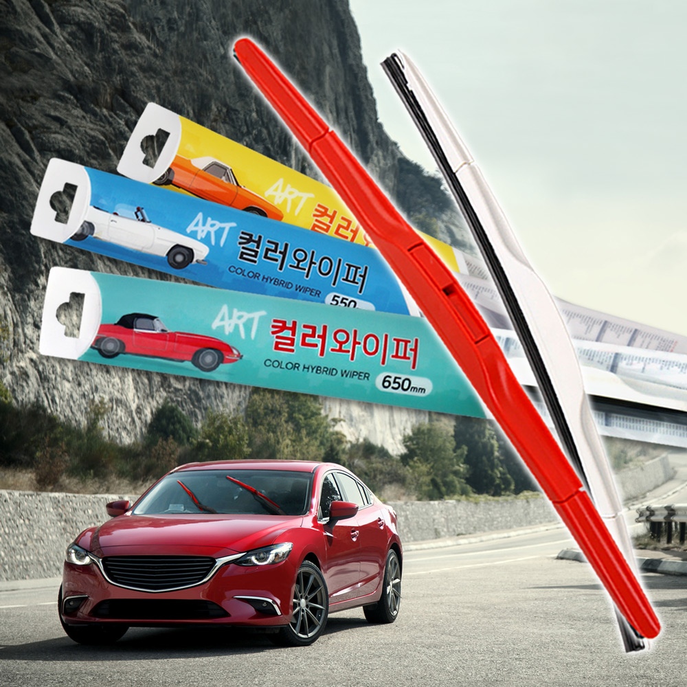 자동차 차량용 하이브리드 사계절용 컬러 와이퍼 차량 윈도우브러쉬 전차종 승용차 SUV 가격 비교 엠노블 자동차 차량용 하이브리드 사계절용 컬러 와이퍼 차량 윈도우브러쉬 전차종 승용차 SUV