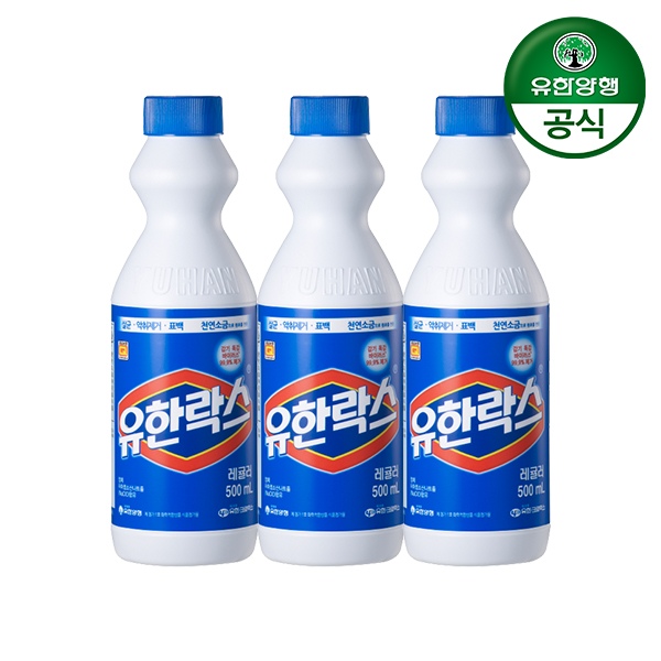 유한양행 유한락스 레귤러 500ml 3개