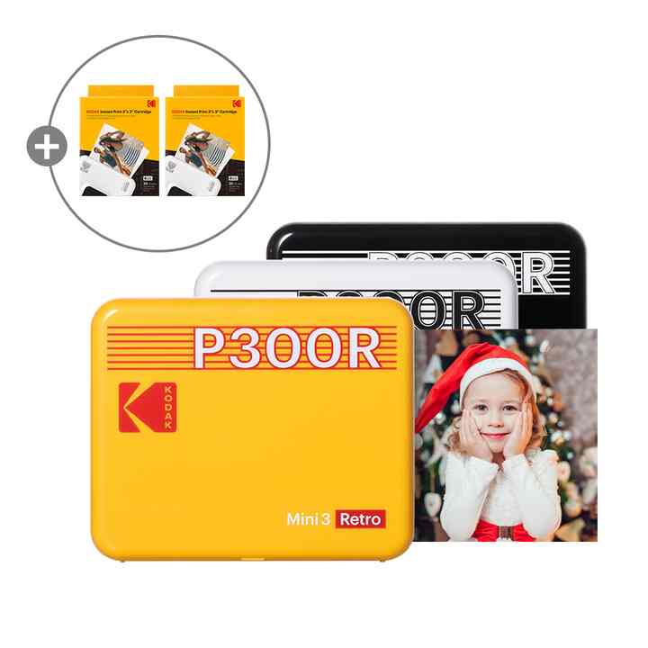 Mini 3 Retro 4PASSポータブルフォトプリンター［3色］
