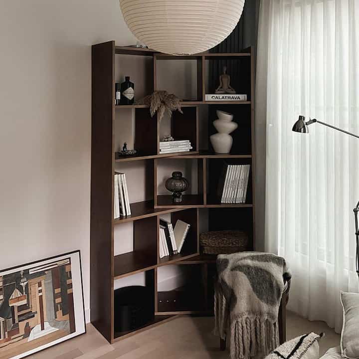 HEIM 5段 ウッドブックシェルフ［4サイズ］