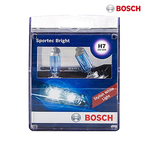 자동차전조등 스포텍 브라이트 헤드라이트 할로겐 전구 H7 (2P) 가격 비교 보쉬(BOSCH) 자동차전조등 스포텍 브라이트 헤드라이트 할로겐 전구 H7 (2P)