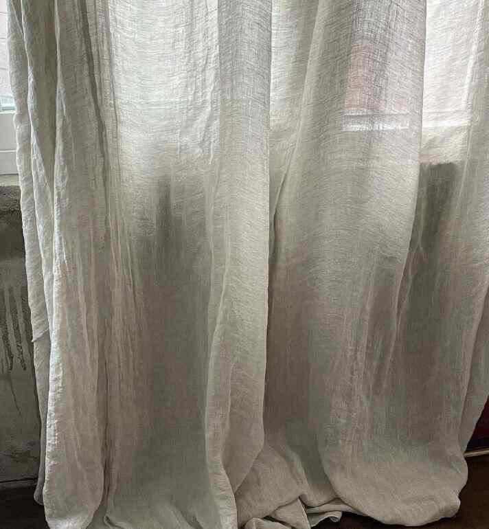 スレンダーリネンカーテン［2色］