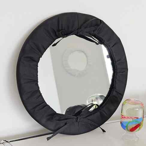 RIBBON STRING MIRROR BLACK