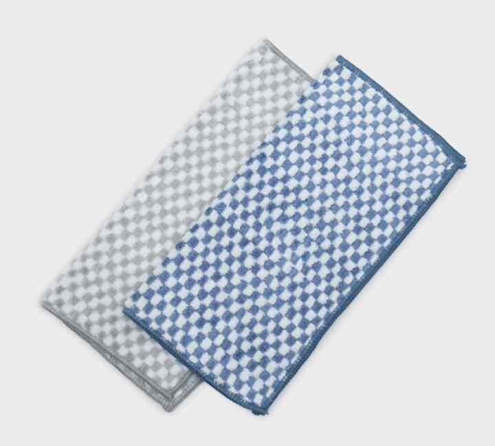 チェック柄ふきん2個入り