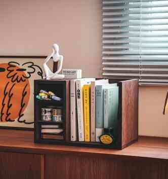 ヴィンテージ ラワンウッド メイル本棚01