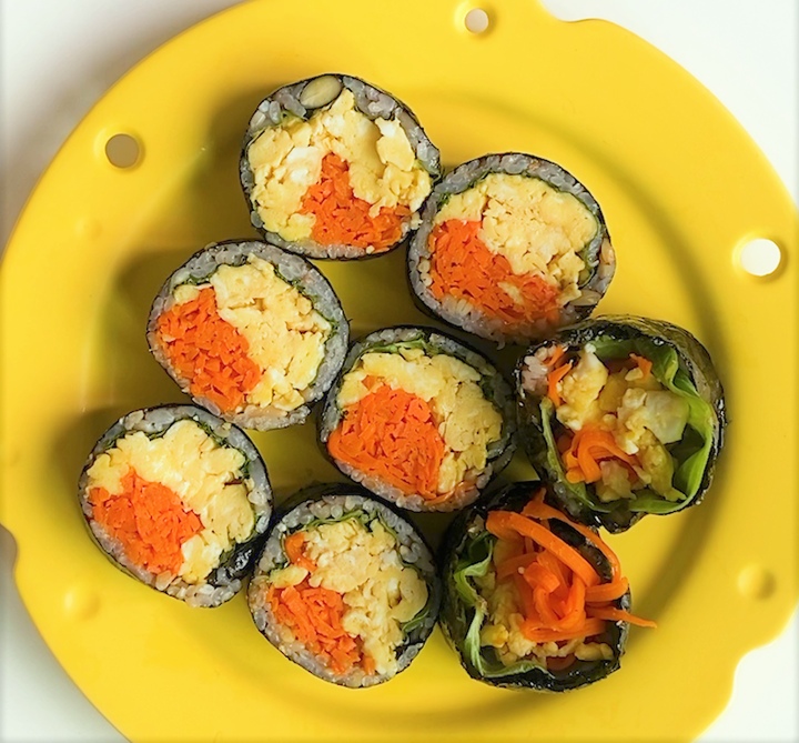 뚱뚱해서 더 맛있다! 속 꽉찬 🥕당근스크램블에그 김밥, 오늘의집 고수들의 꿀팁 | 라이프스타일 슈퍼앱, 오늘의집
