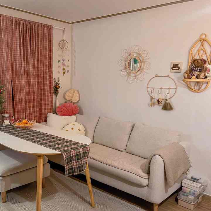 🇰🇷 ヴィンテージ風アイテムに囲まれた1LDKで一人暮らし