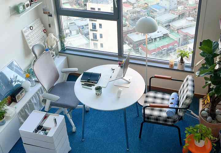 🇰🇷 ロフト付き部屋🌊都心のオアシスをテーマに