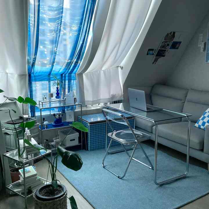 🇰🇷 光が乱反射する海をイメージしたロフト付きのお部屋🌊