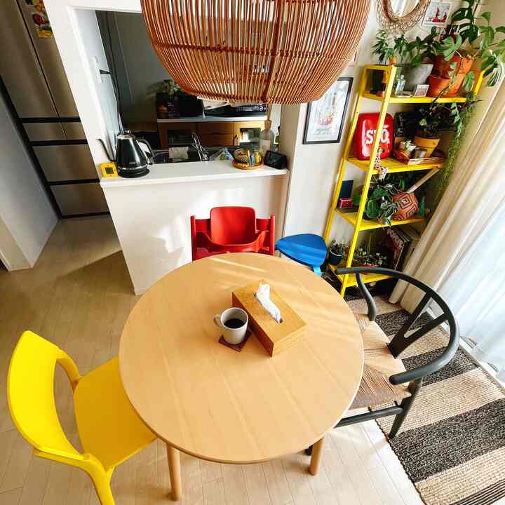 🇯🇵 色数と葉数が多めな1LDKアパート暮らし🔴🟢🟡🔵